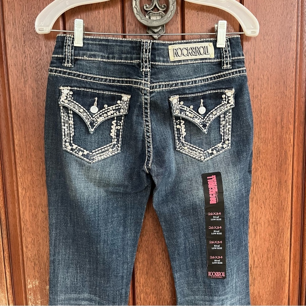 Women’s Rock & Roll Denim Jeans - Picture 5 of 10